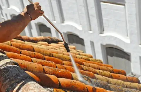 Nettoyage de toitures - Saint-Just-la-Pendue